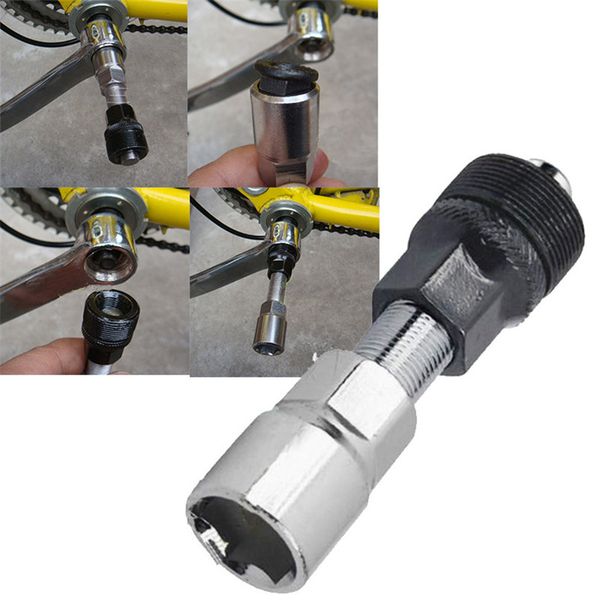 

bicycle crank arm remover bike crankset puller remover tool mtb mountain road bike cycling repair tools silver #2m30