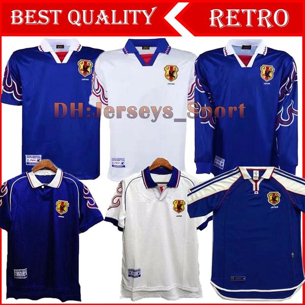 

96/98/99 retro version japan soccer jersey #8 nakata #11 kazu #10 nanami #9 nakayama soccer shirt 1998 world cup football uniforms s-xxl, Black;yellow