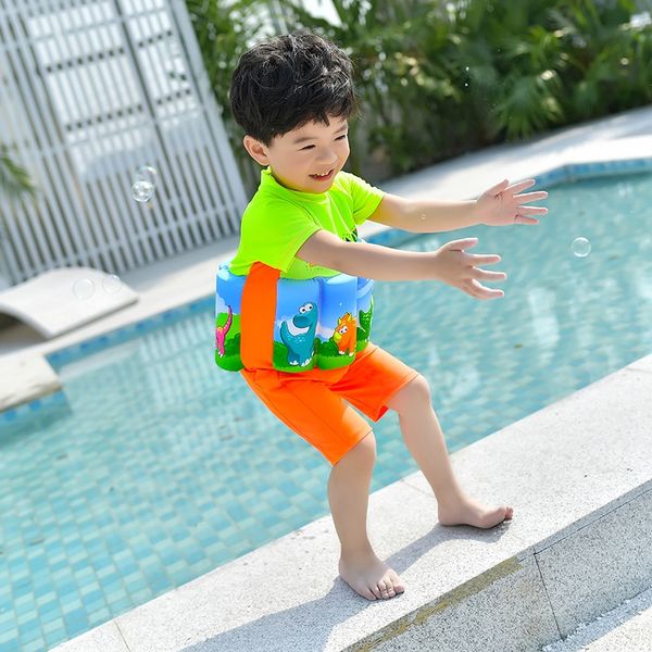 

children's buoyancy girl girl baby baby boy's swimsuit one-piece floating swimsuit swimsuit, White;black