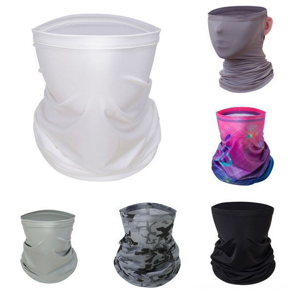 

t79pv outdoor camping scarf windproof uv protection bandana ski hiking fishing face scarf hiking cycling neck mask magic scarves, Black
