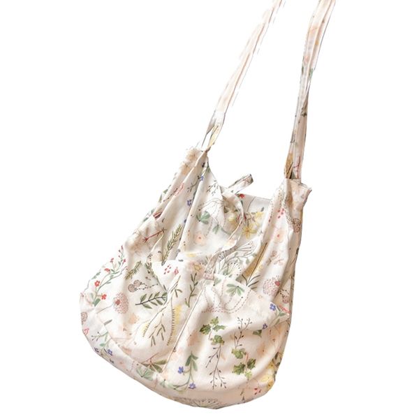 

jhd-new beach bag casual zipper women's bag shopping large tote women handbags floral printed ladies single shoulder