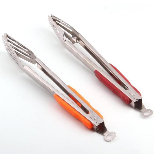 

stainless steel clip bread steak barbecue l buffet clips trumpet crocodile jaw portable cooking essential tool practical 2 1yy cc