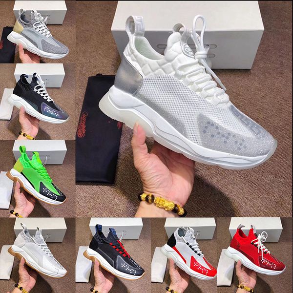 

2019 new chain reaction casual designer fashion casual shoes coach light link embossed sole and dust bag box, Black
