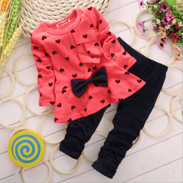 

2019 spring autumn new kids children clothes suit 2pcs set girls oufits clothing, White