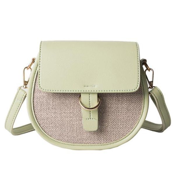 

ljl-summer small bag female tide korean version of the wild single shoulder sling fashion saddle bag