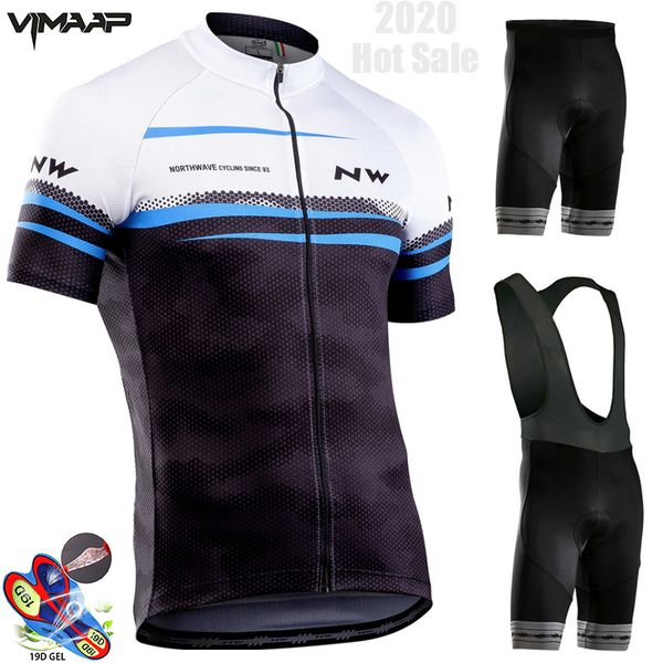 

northwave nw summer cycling set breathable jersey mtb bicycle cycling clothing mountain bike clothing suit clothes, Black;blue