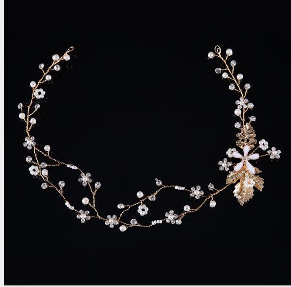 

hair ornaments, hair bands, marriage ornaments, bride's wedding garment modeling accessories, Slivery;golden