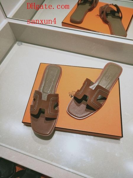 

2019 luxe off High quality white women's flat shoes sandals New recommended ladies summer casual wild