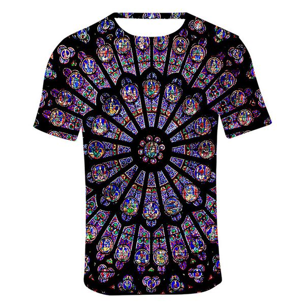 

wbddt нотр-дам де парис мужчины 3d футболка хип-хоп 3d ти мемориал служба harajuku уличная одежда унисекс перевозка груза косплей, White;black