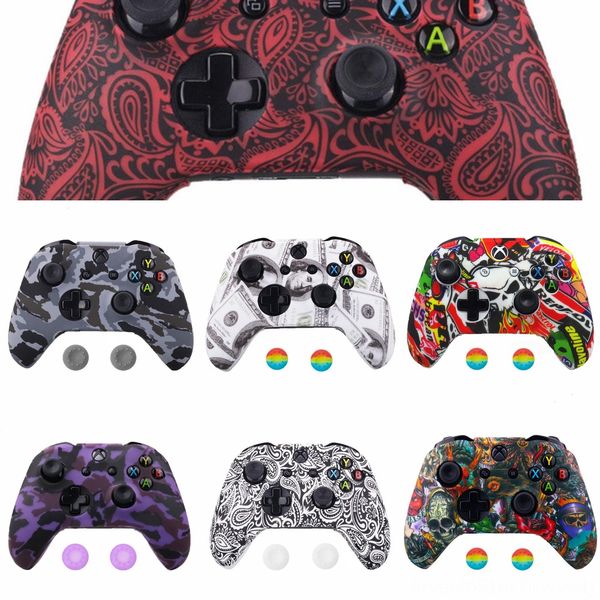 

iglap новый 18 x для xbox для контроллера силиконовый чехол кожи + аналоговый большой палец ручка ручка крышка один цвет коробка один 1 x s