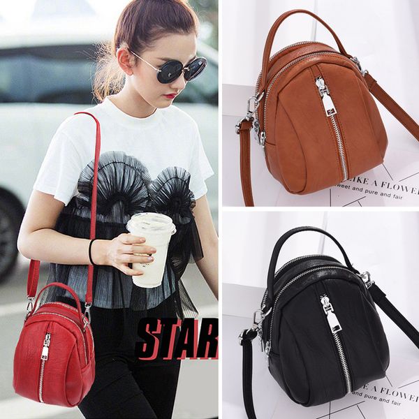 

simple solid color casual verticle square bag women's cross-body messenger bag