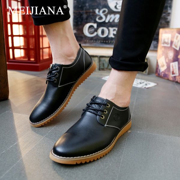 

fashion men shoes casual sneaker leather flats shoes shoes cow big size summer breathable men high male plus quality, Black