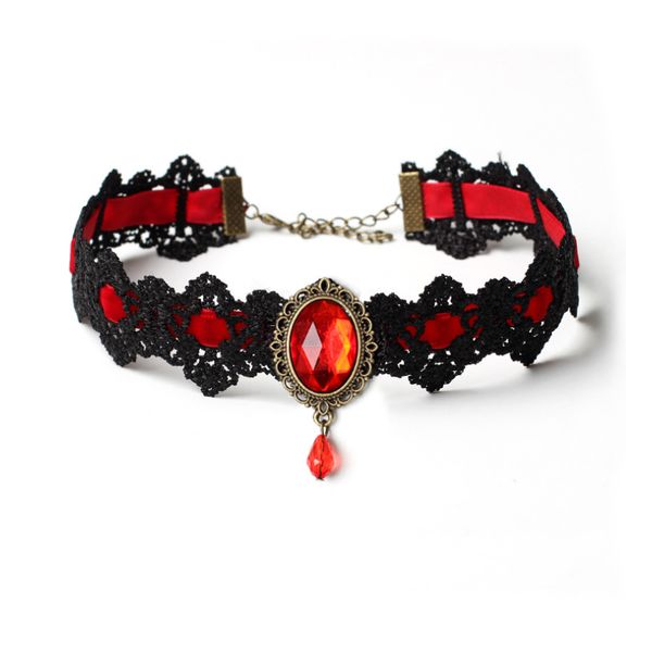 collier ras de cou rouge collier ras de cou rouge