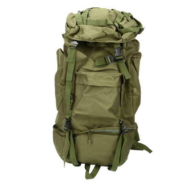 80L Waterproof Outdoor Tactical Backpack Green