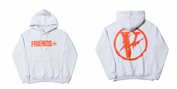 

vloone hoodie sweatshirt men women jackets tracksuit pullover hip hop streetwear harajuku winter brand coat sport hooded (inside big v print, Black;red