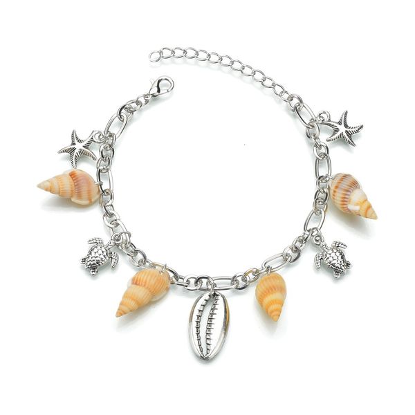 

accessories tortoise anklet posimi second natural shell sandy beach anklet woman, Red;blue