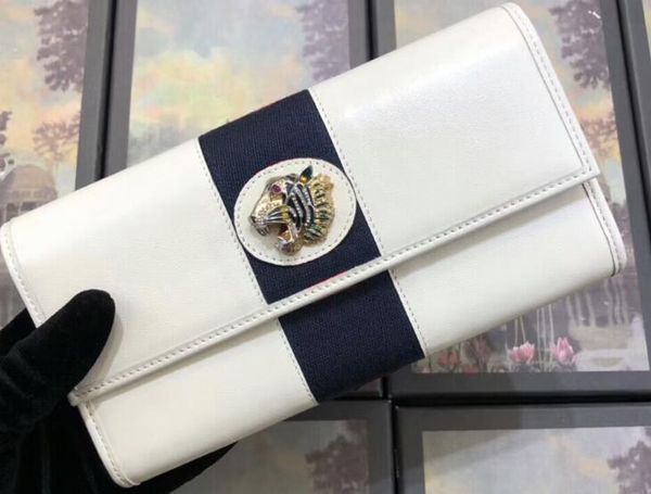 

5a 573789 19cm rajah continental long wallet,tiger head,come with dust bag box,ing, Red;black