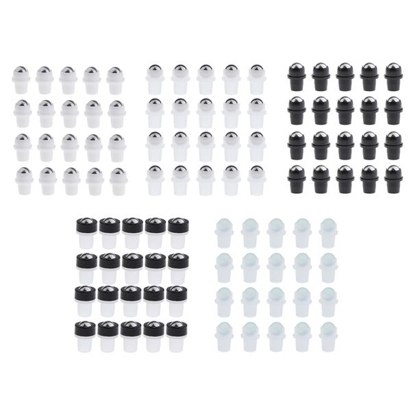 

100 pack roller ball crystal for essential oil bottles