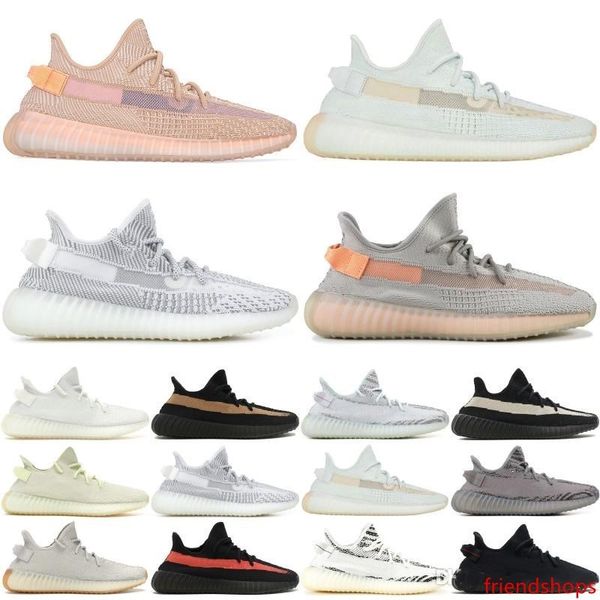 

2019 men and women running shoes clay hyperspace beluga 2.0 cream white static butter sesame blue tint sneakers sports shoes us5-13