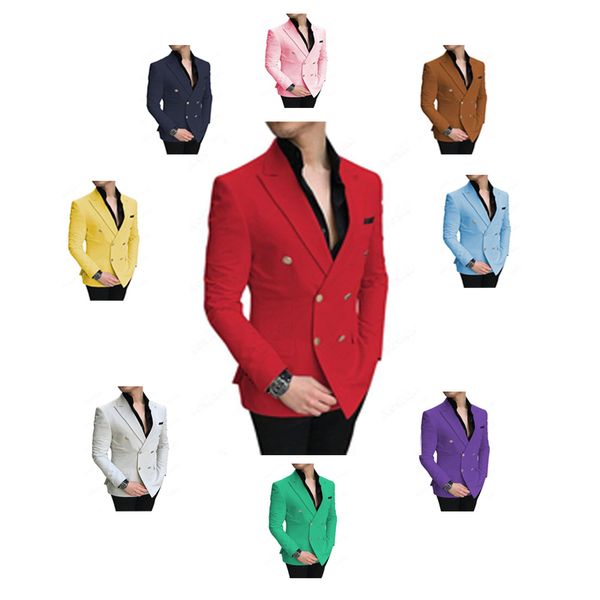 

thorndike jacket pant men 2 pieces slim fit casual tuxedo suit / male suits set wedding groom dress business blazers trousers xs, White;black