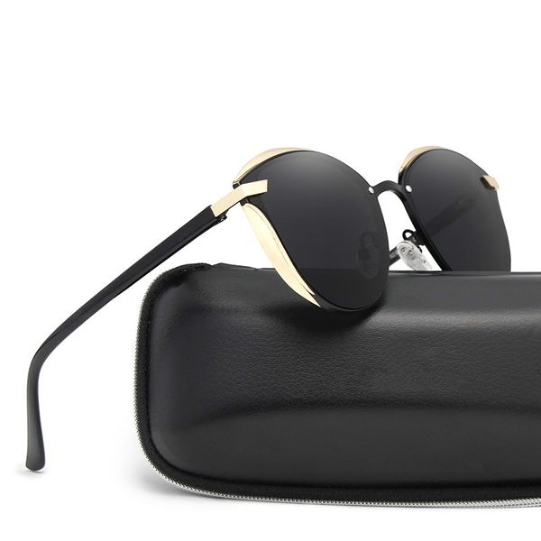 

cat eye sunglasses women polarized fashion ladies sun glasses female vintage shades feminino lentes de sol mujer, White;black