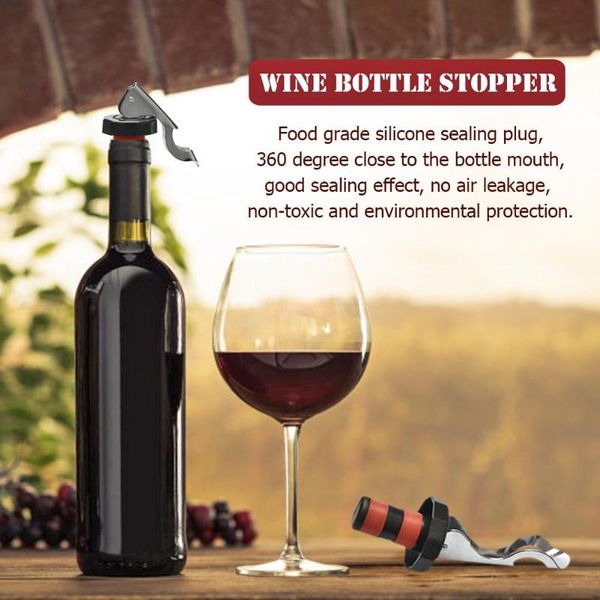 

4pc/set press wine ser vacuum sealed plug bottle saver caps barware kitchen tools