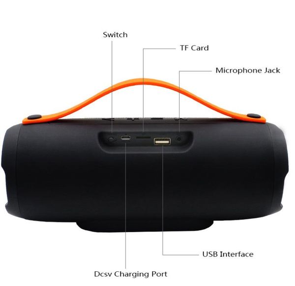 

subwoofer e13 mini portable wireless bluetooth speaker stereo speakerphone radio subwoofer column speakers for computer with package