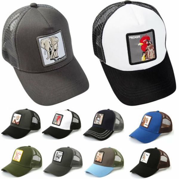 

HIRIGIN New Goorin Bros Animal Farm Trucker Eye Of The Tiger Cap Hat Woodpecker lion Baseball Cap