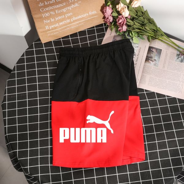 

мужские шорты марка повседневные шорты дизайнерские письма прохладный панелями длиной до колен сплошные цвета летние мужские шорты, Black