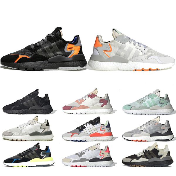 

discount nite jogger 3m reflective running shoes men women good quality triple black white breathable designer sports sneakers ing