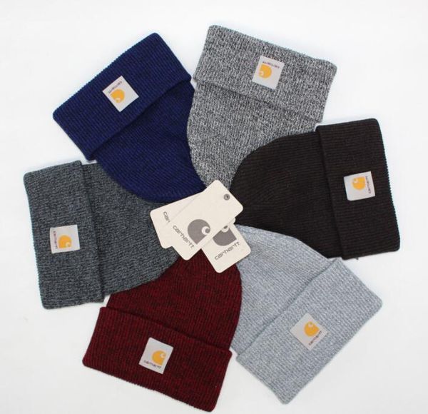 

new design hat winter and autumn warm hat hip-hop cap men women knitted caps wool hat adjustable carhart, Blue;gray