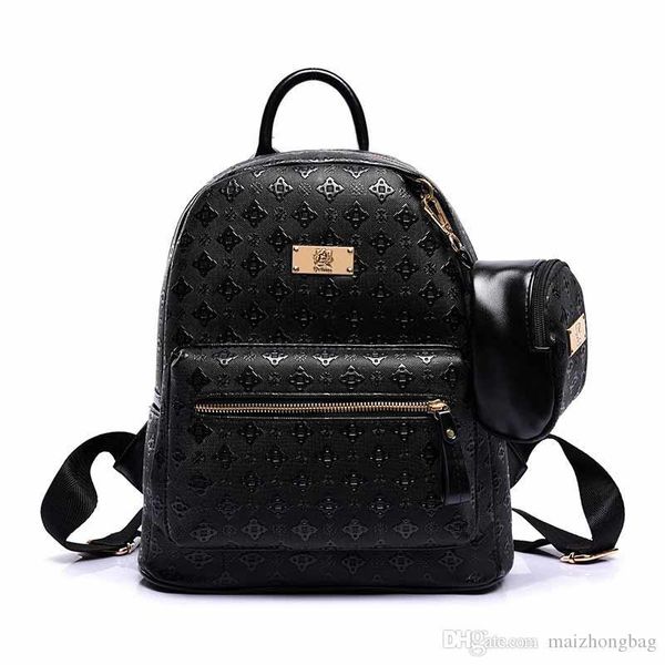 

модельер мешки новое прибытие 2017 высокого качества pu кожаный женский рюкзак путешествия сумки женщины школа рюкзак