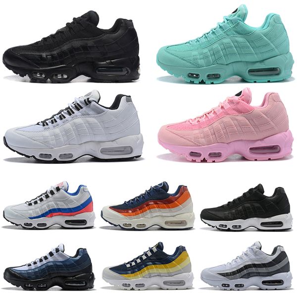 

nike air max 95 лазерная фуксия кроссовки для мужчин женские желтые серые красные розовые все черные белые мужские кроссовки спортивная обув