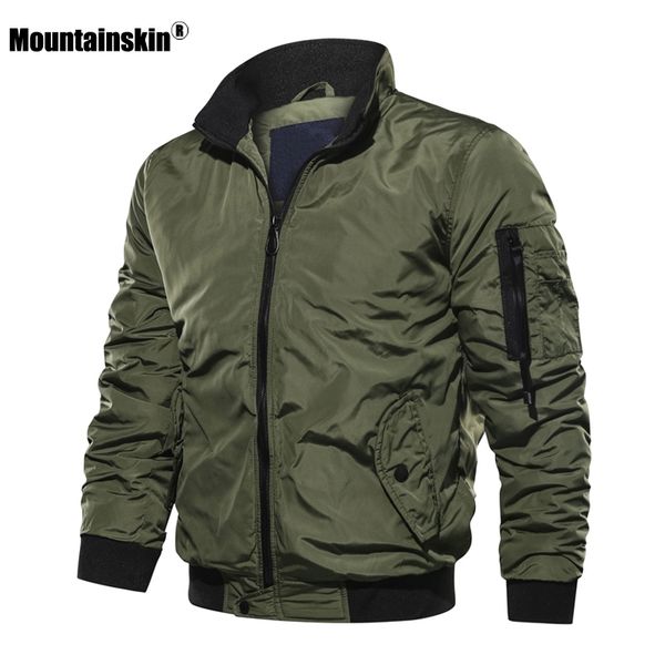 

mountainskin new men's jackets autumn winter coats fashion army casual outerwear male jacket mens brand clothing sa707, Black;brown