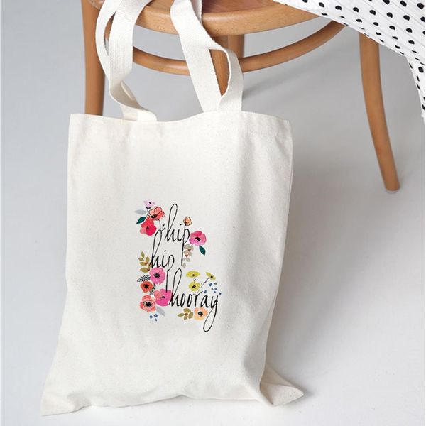 

women package elegant canvas bag handbags japanese literary shoulder bags casual shopping tote girls sweet flower letter print