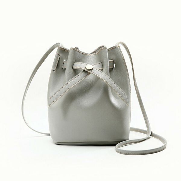 

Crossbody Bags For Women PU Leather Bucket Bags Female Shoulder Bag Pack Portable Handbag Tote Ladies Fashion Messenger Bag