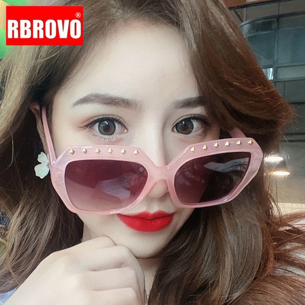 

rbrovo pchromic sunglasses women retro sunglasses women brand designer glasses for mirror feminino, White;black