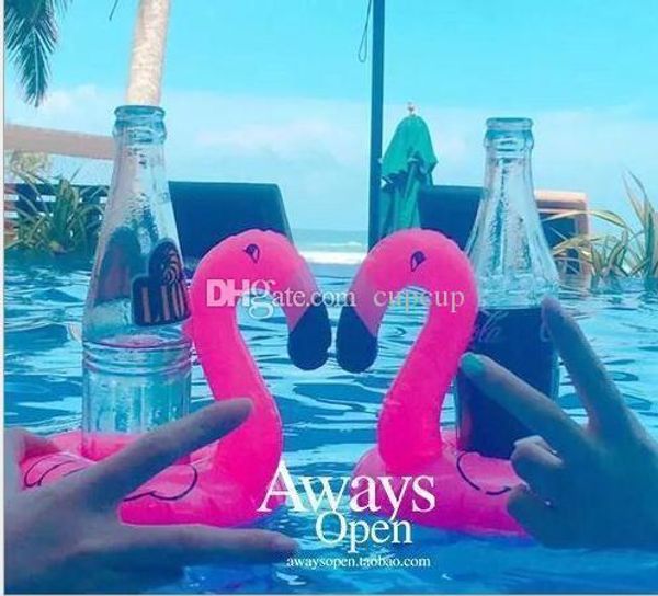 

пвх надувных водных принадлежностей подстаканники flamingo, единорог, кокос, арбуз ананас лимона, пончик надувного держателя плавающей чашки