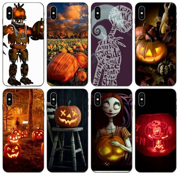 

[tongtrade] pumpkin halloween jack case for iphone 11 pro max x xs 8s 7s 6s 5s plus samsung a8 plus 2018 honor play 3 sony z5 premium case