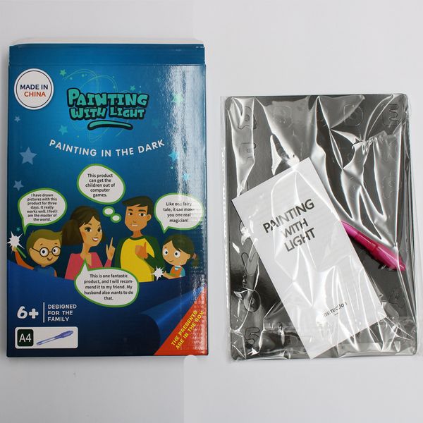 

a4 a3 a5 size led writing pad glowing in dark led drawing board kt material luminous drawing board