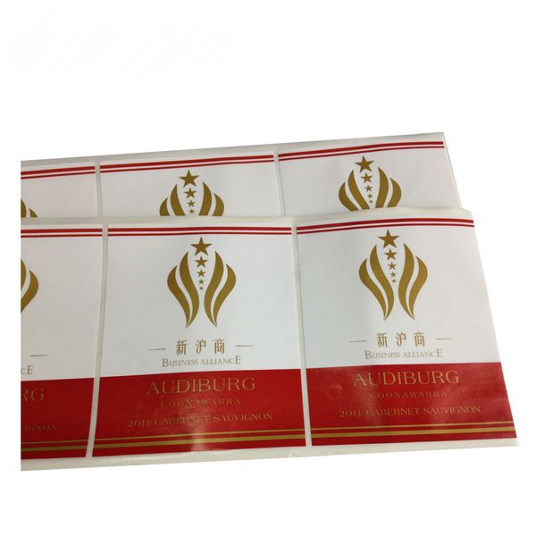 

2020 customized full color printed adhesive durable perfume bottle labels