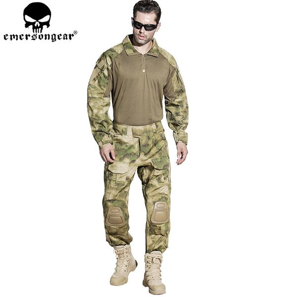 

emersongear gen3 combat t-shirt bdu army tactical gear paintball hunting shirt a-tacs fg em8576, Camo