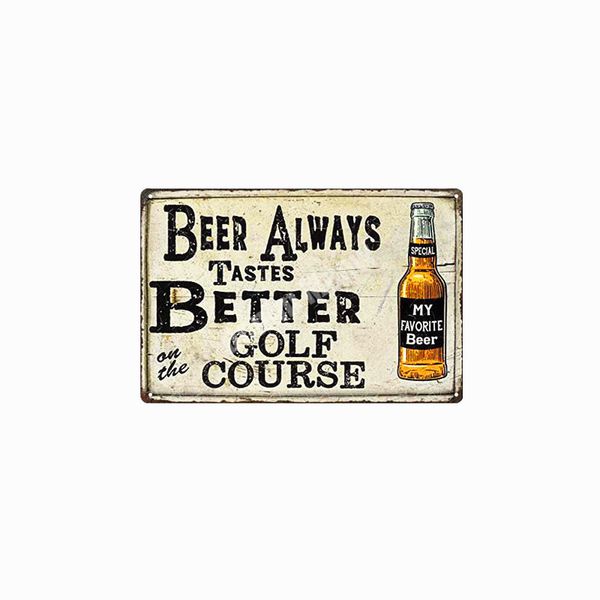 

golf cart parking poster dad's golf vintage metal plate bar club home decor is like playing golf wall plaque life tin signs