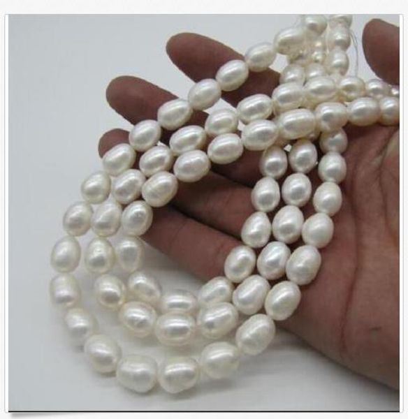 

huge 13-14mm natural white baroque south sea pearl necklace 50" 14k yellow clasp, Silver