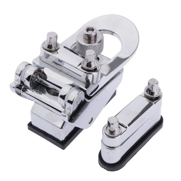 

chrome snare drum throw off / strainer w/ butt plate replacement part, small