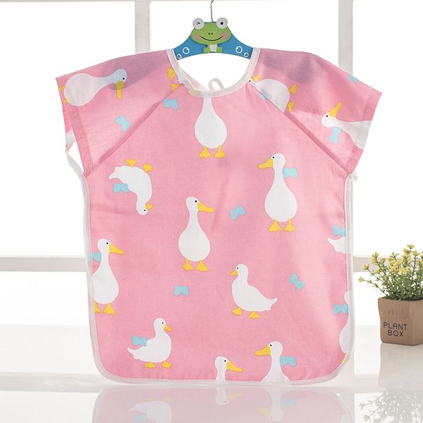 

spring and autumn new childrens overalls baby waterproof anti-dressing baby wash-sleeveless bib apron wholesale