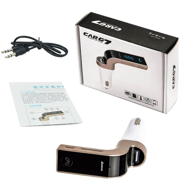 

carg7 car mp3 car bluetooth player bluetooth mp3 card fm transmitter automatic memory function