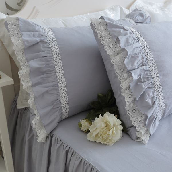

europe luxury cake layers ruffle pillowcase handmade wrinkle elegant pillow cases pillow cover bownot design sweet princess