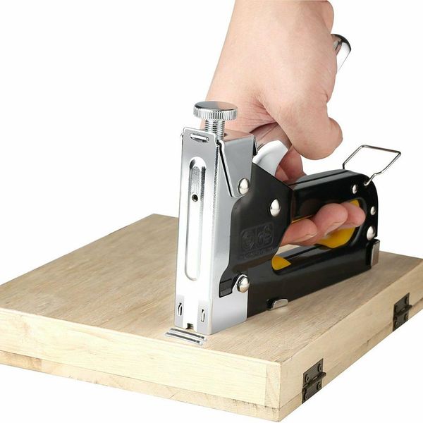 

adeeing hand nail gun furniture stapler for framing paper window with 600pc staples woodworking tacker tools