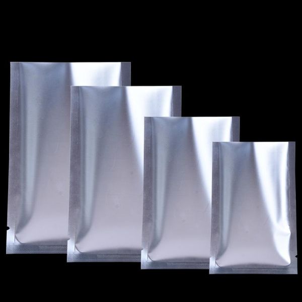 

100pcs 16silk matte flat pocket coffee tea food grade general aluminum foil packaging bag
